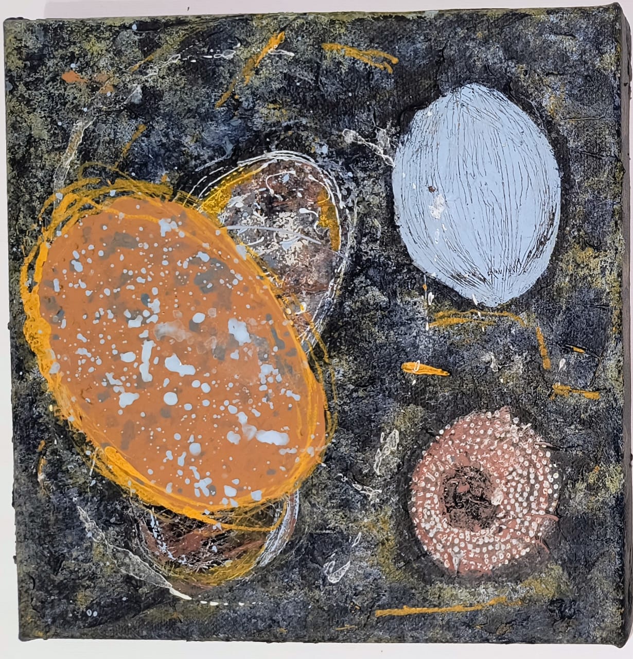 Acrylic Textured Indian