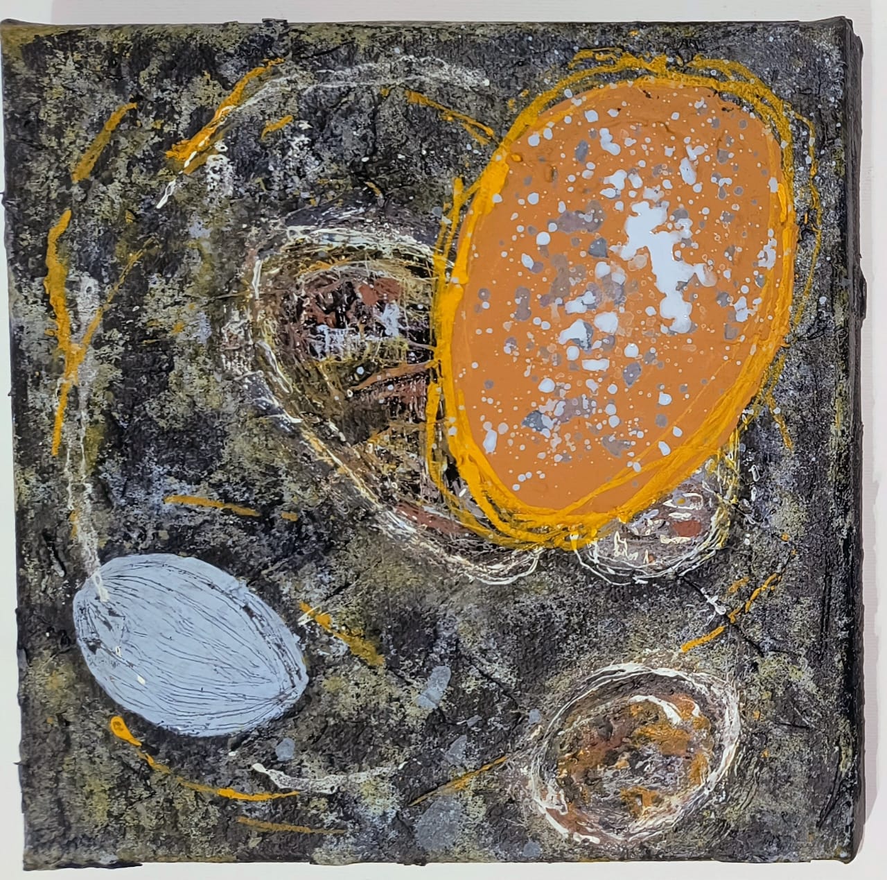 Acrylic Textured Indian